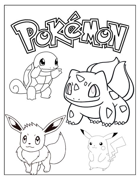 52 Pokemon Coloring Pages (Free PDF Printables)